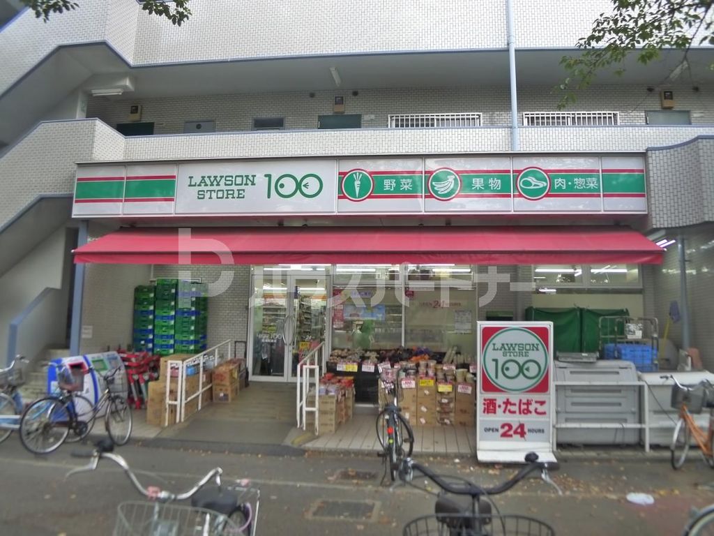 コンビニ　ローソンストア100船堀街道店（コンビニ）まで370m