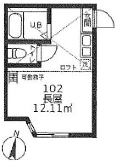 Hu横浜鶴見の間取り写真