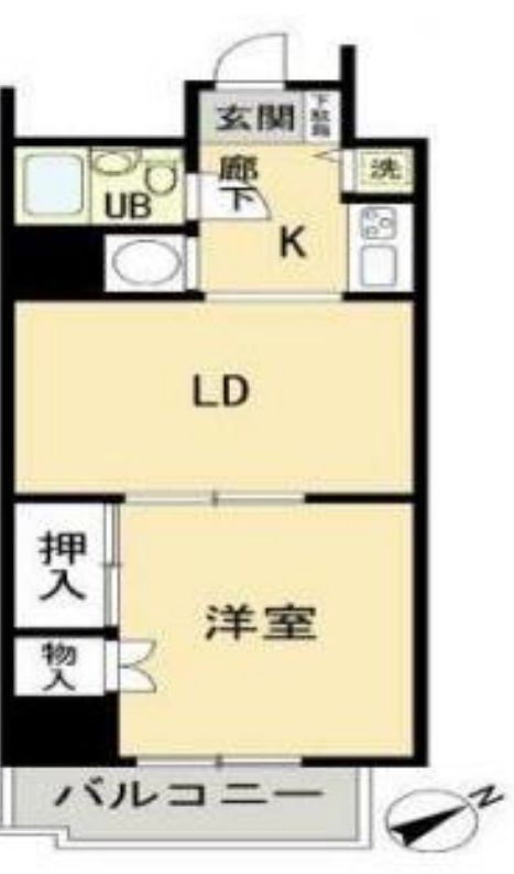 ライオンズマンションフェリス三田の間取り写真