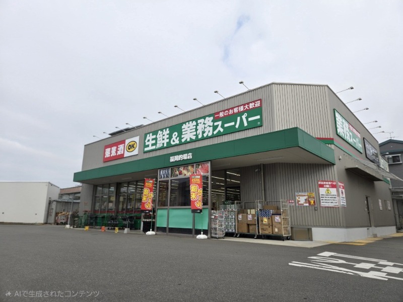 スーパー　業務スーパー福岡的場店（スーパー）まで671m