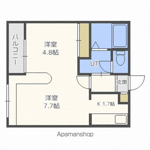 ホークメゾン札幌2号館の間取り写真