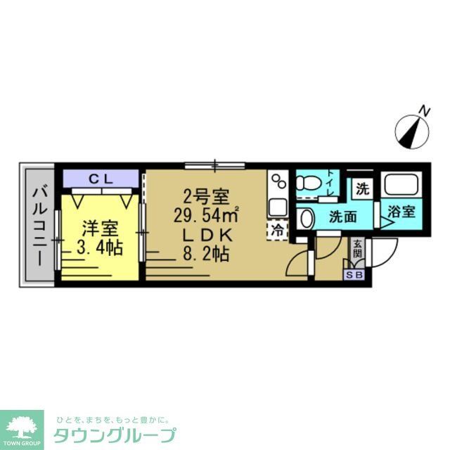 シティエスケイプ行徳の間取り写真