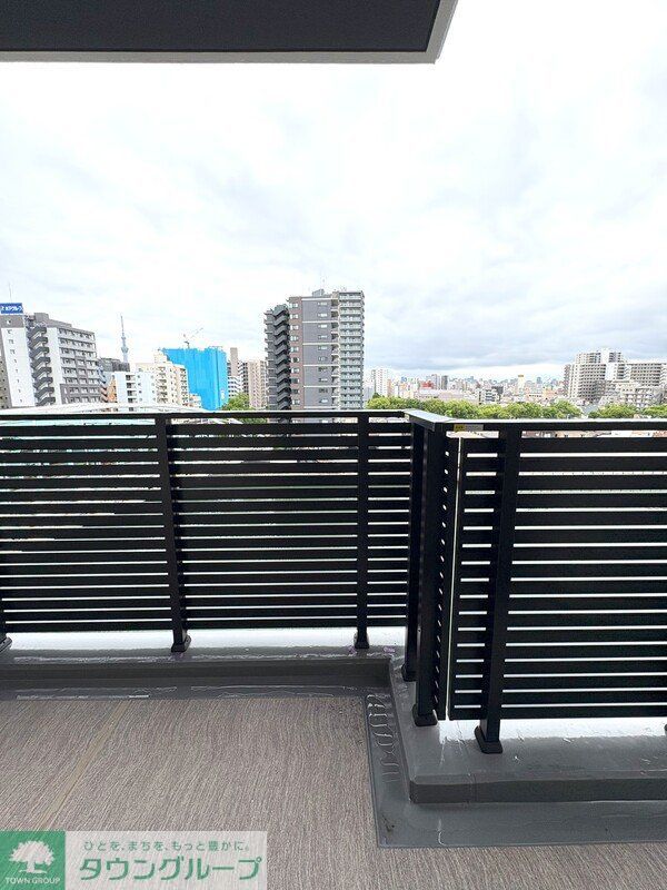 バルコニー　庭