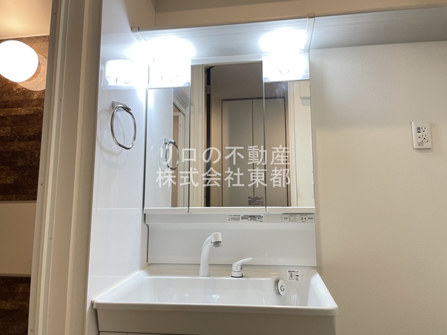 洗面設備　ヘアセットも簡単洗髪洗面化粧台☆