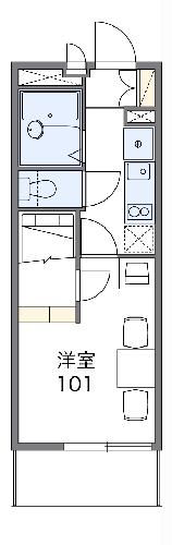 レオパレスエスティーハイムの間取り写真