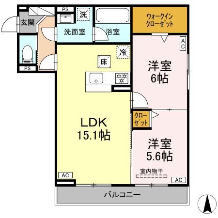 沼津市共栄町分譲賃貸PJの間取り写真