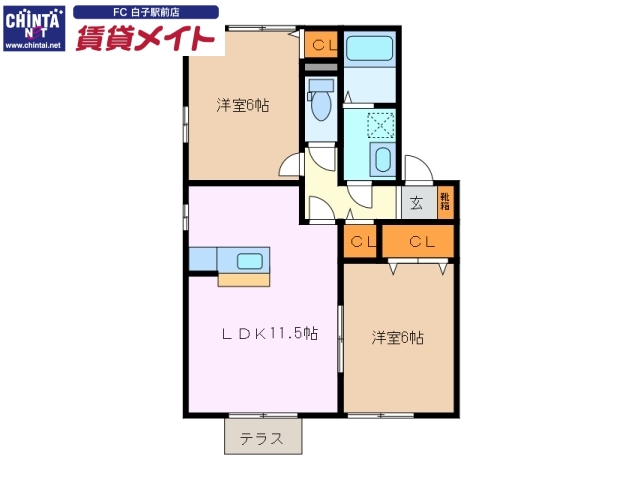Kiitos Aの間取り写真