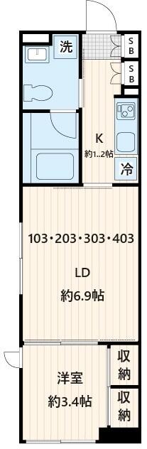 Fullea不動前の間取り写真