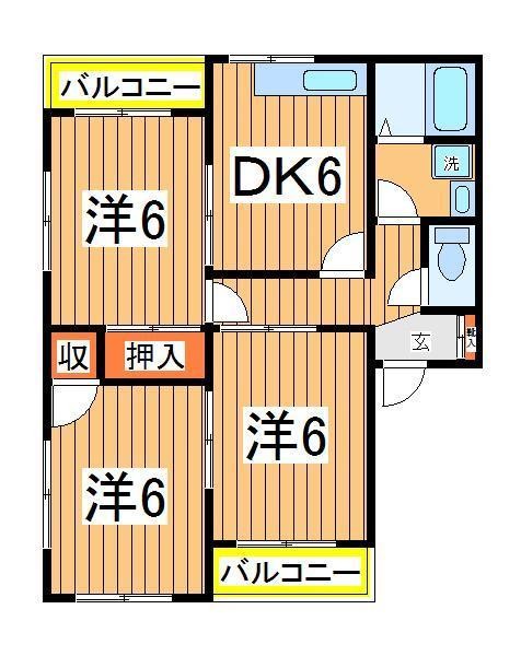 コーポアベの間取り写真