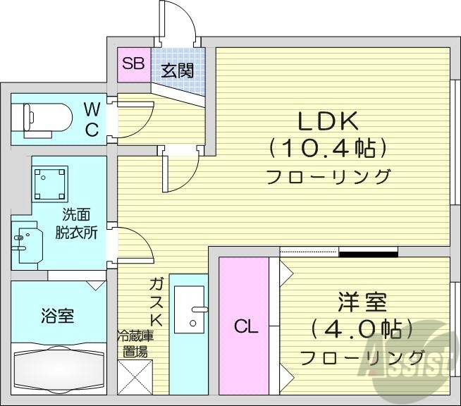 Premiere二十四軒WESTの間取り写真
