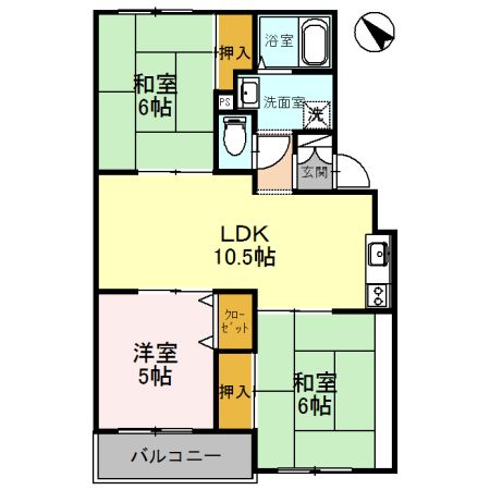メゾン鈴原の間取り写真