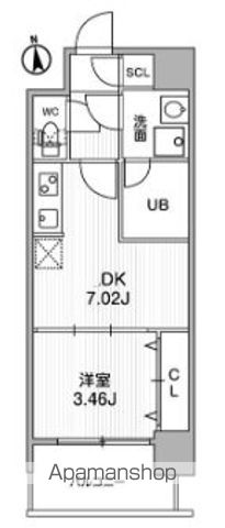 SK RESIDENCES 放出の間取り写真