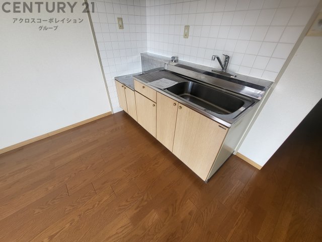 キッチン　ガスコンロ設置可能の壁付キッチンです！
