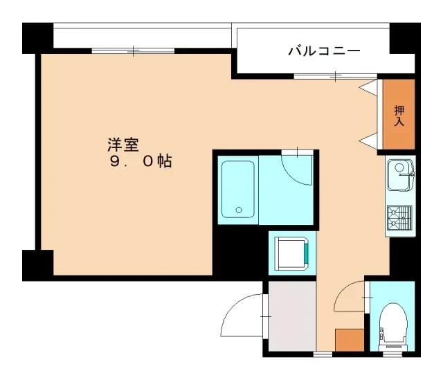 ＪＲ鹿児島本線 黒崎駅 徒歩8分 10階建 築35年の間取り写真