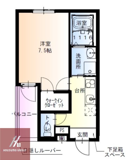 フジパレス城北公園通V番館の間取り写真