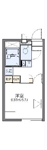 レオパレスシャトルKの間取り写真