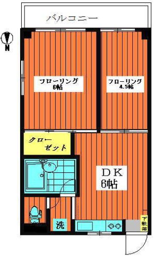 メゾンドソレイユの間取り写真