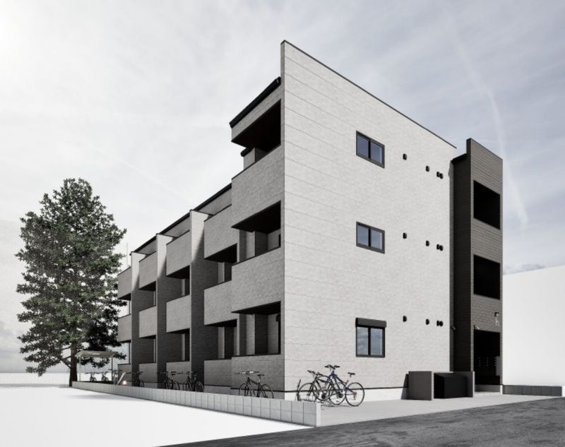 建物外観　※完成パース