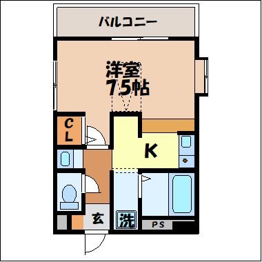 ルネス・ラブニール住吉（住吉）の間取り