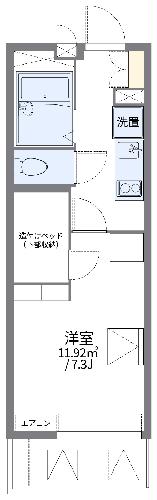 レオパレス西郊の間取り