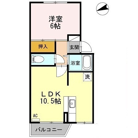 第七ドエル開洋の間取り