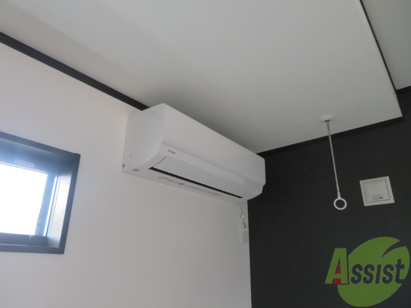 その他設備　エアコンが付いていますので寒暖対策もばっちり。