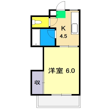 ハイツ森本の間取り