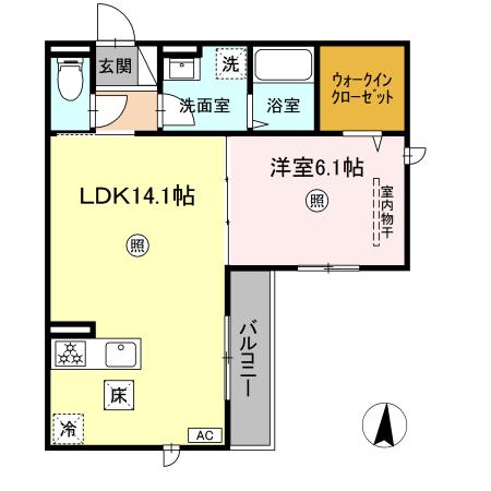 グランヒルHS石垣　　(大和)の間取り