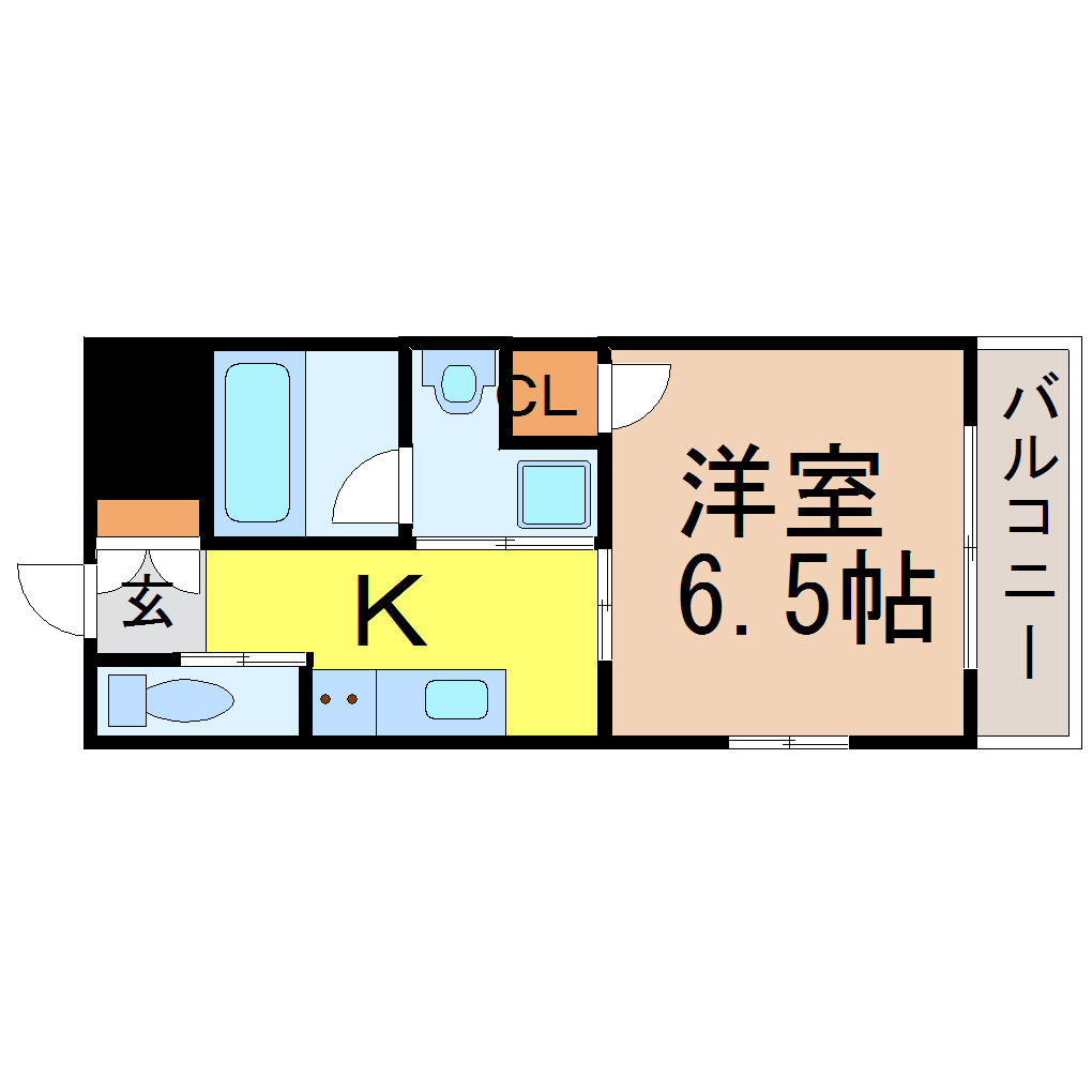 愛知県名古屋市千種区千種１（マンション）の賃貸物件の間取り