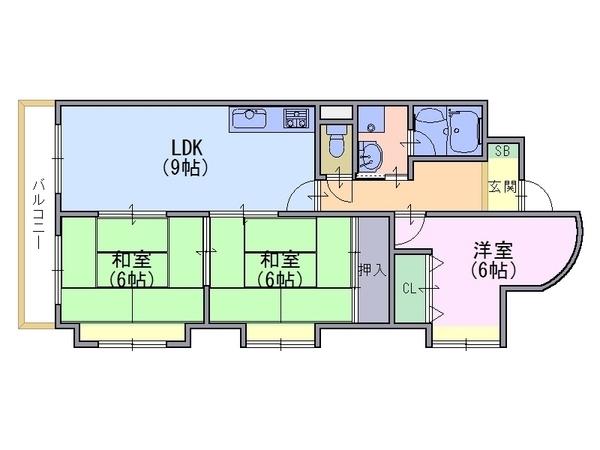 ベルベデール向日町の間取り