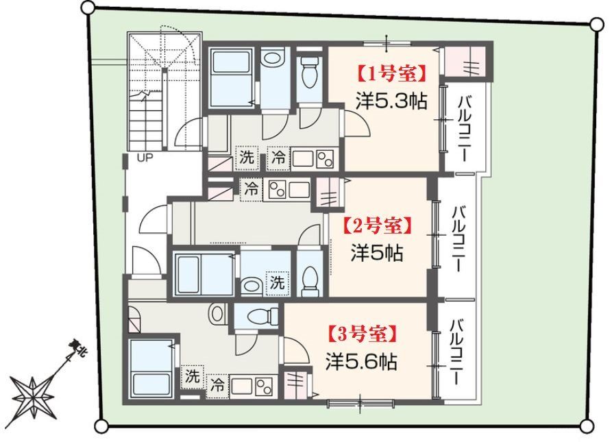 MELDIA福生の間取り