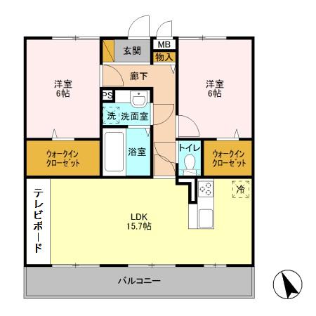 カーサ フェリーチェの間取り