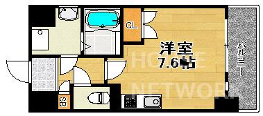 【エスリード烏丸五条駅前の間取り】