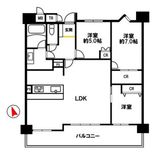 グラジオ姫路駅南インペリアルの間取り