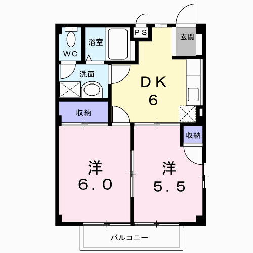 ラーク諏訪宮の間取り