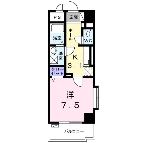 グレースコート大平の間取り