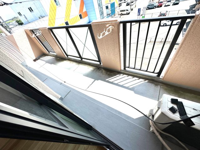バルコニー　落ち着いた時間を過ごせるバルコニーです