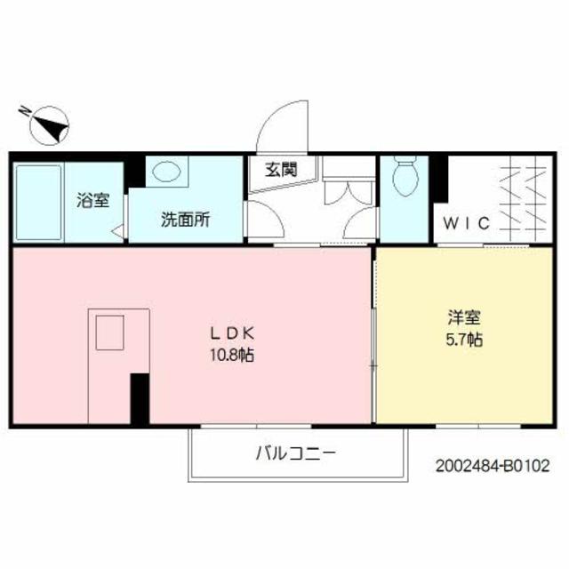 Ｎａｇｏｍｉ　弐番館の間取り