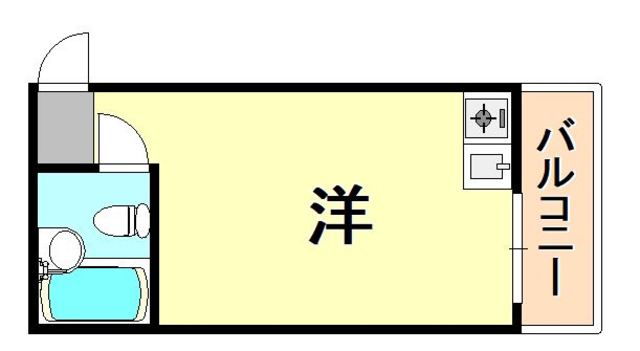 神戸市灘区篠原台のマンションの間取り