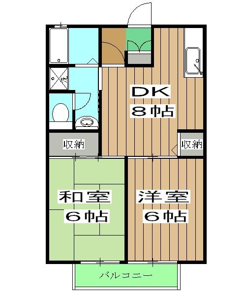 クレール嵯峨の間取り