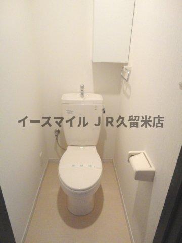 トイレ　ゆったりとした空間のトイレです