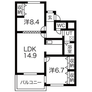 ウイング河和の間取り