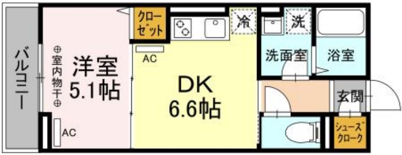 グラナーデ高野台の間取り