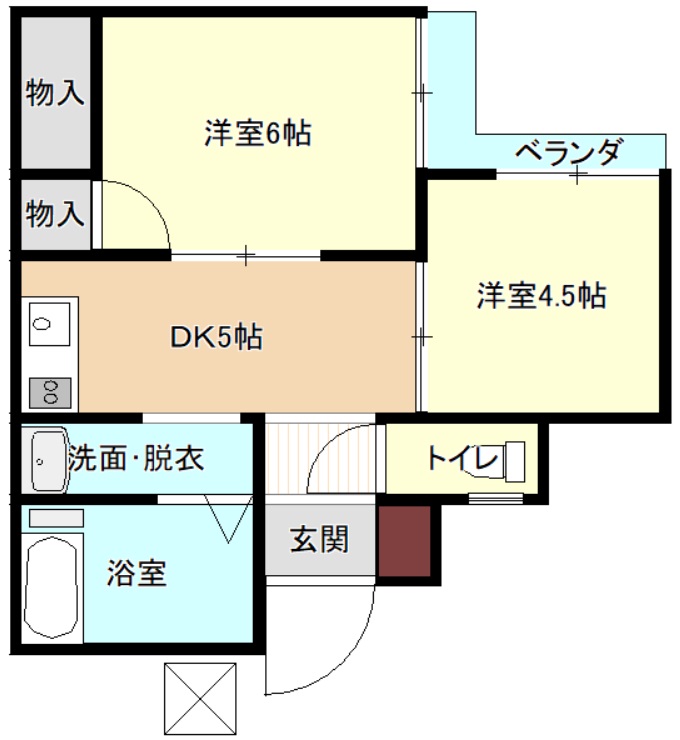 ハイツ南原の間取り