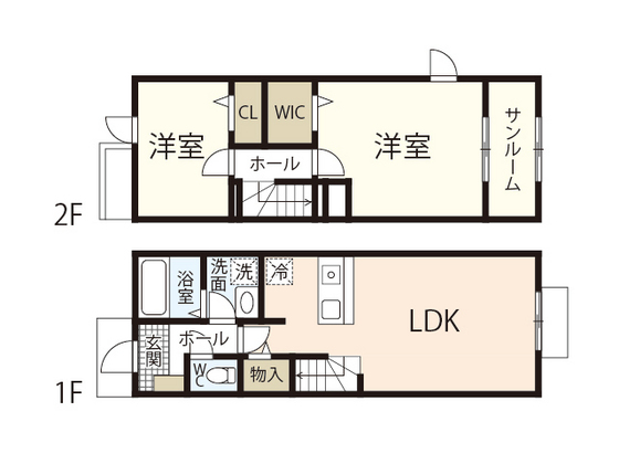 アフロディテ安芸Ｃの間取り