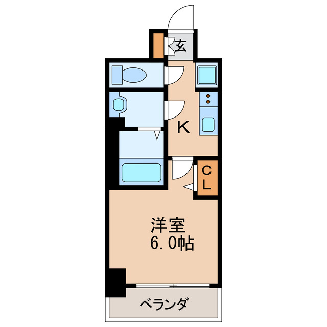 プレサンス丸の内アドブルの間取り