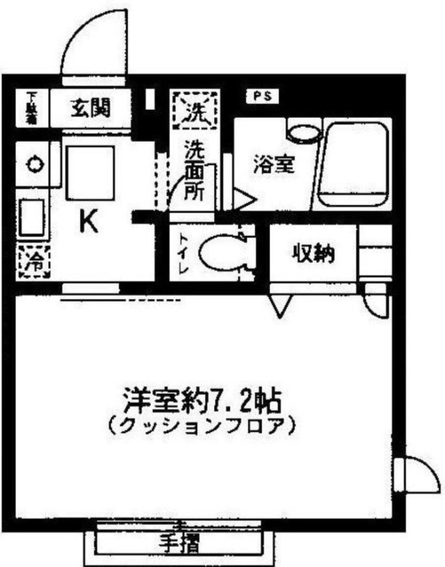 大田区田園調布本町のアパートの間取り