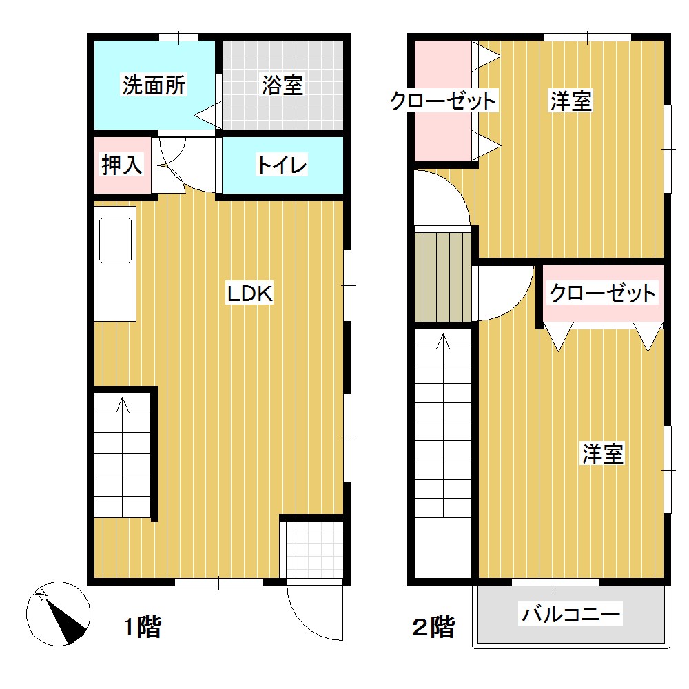 ドエル乙戸南の間取り