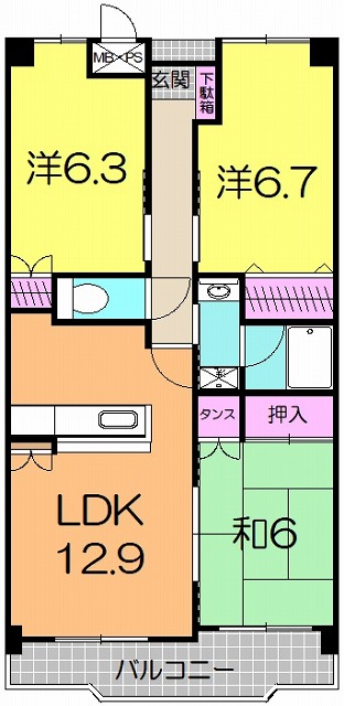 フォーレストンIIの間取り