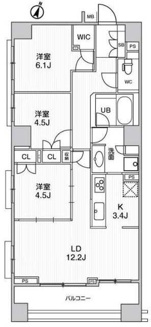 パークハウス練馬春日町の間取り